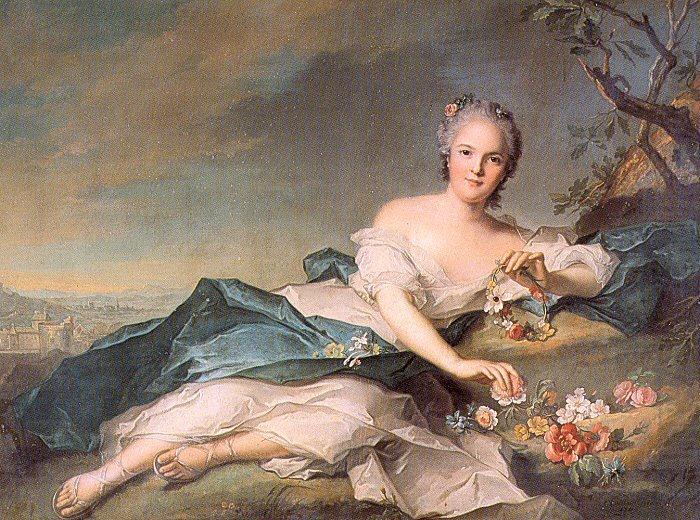 Jean Marc Nattier Henrietta of France as Flora china oil painting image